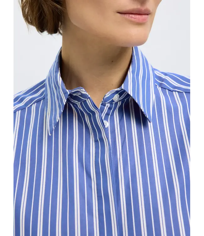 Fia Cropped Striped Shirt