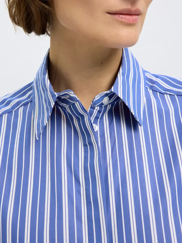 Fia Cropped Striped Shirt