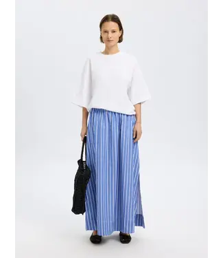 Fia Striped Ankle Skirt