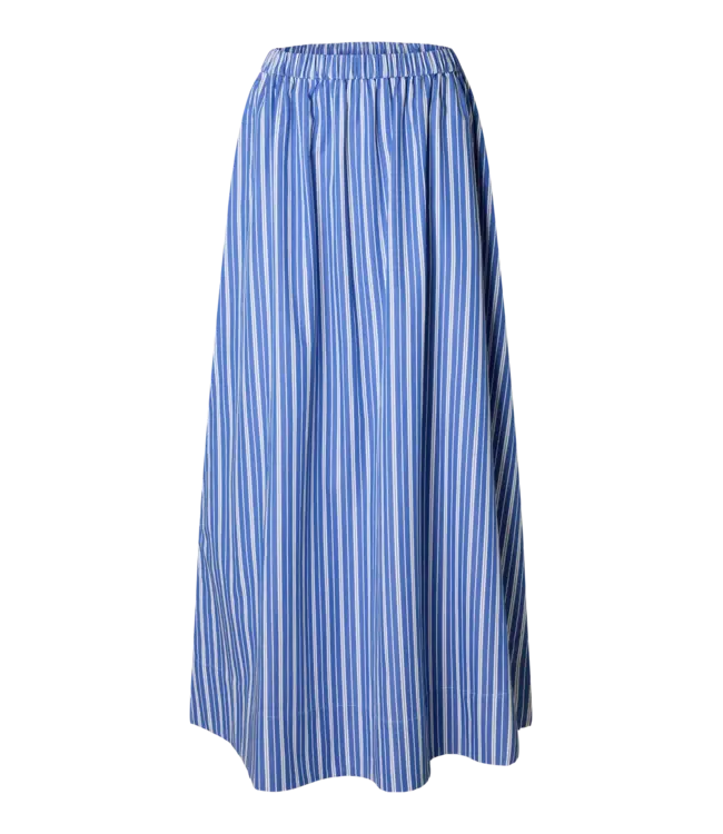 Fia Striped Ankle Skirt