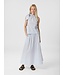 Yara Stripe Long Skirt Light Blue