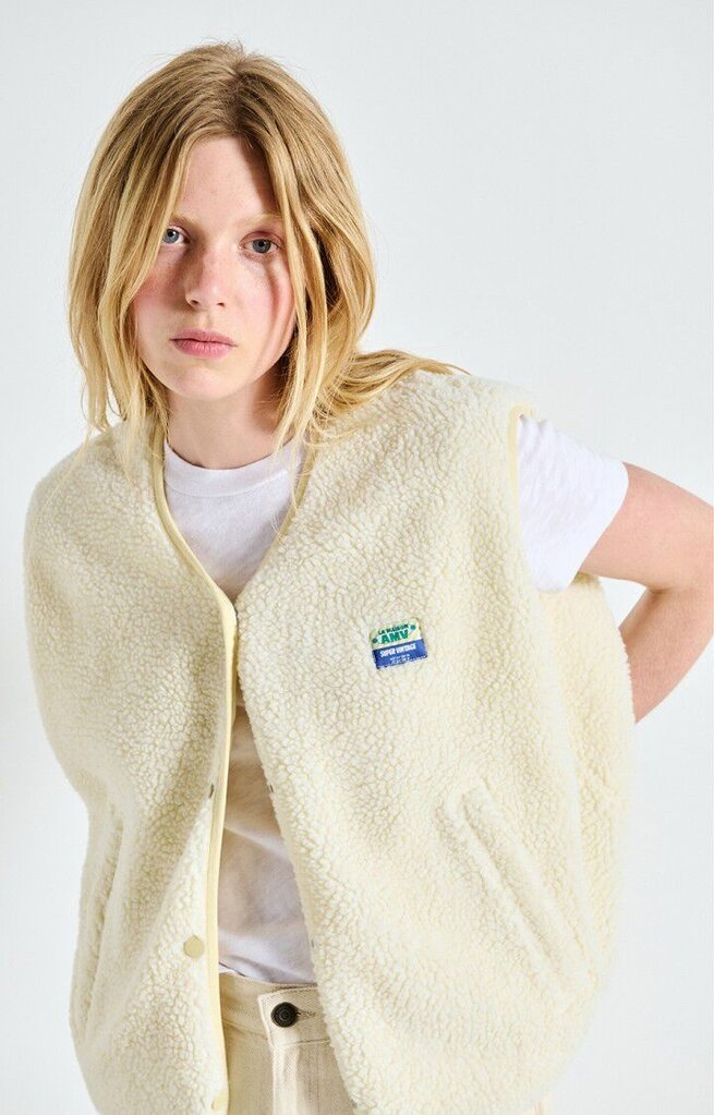 Hoktown Sleevless Jacket Ecru