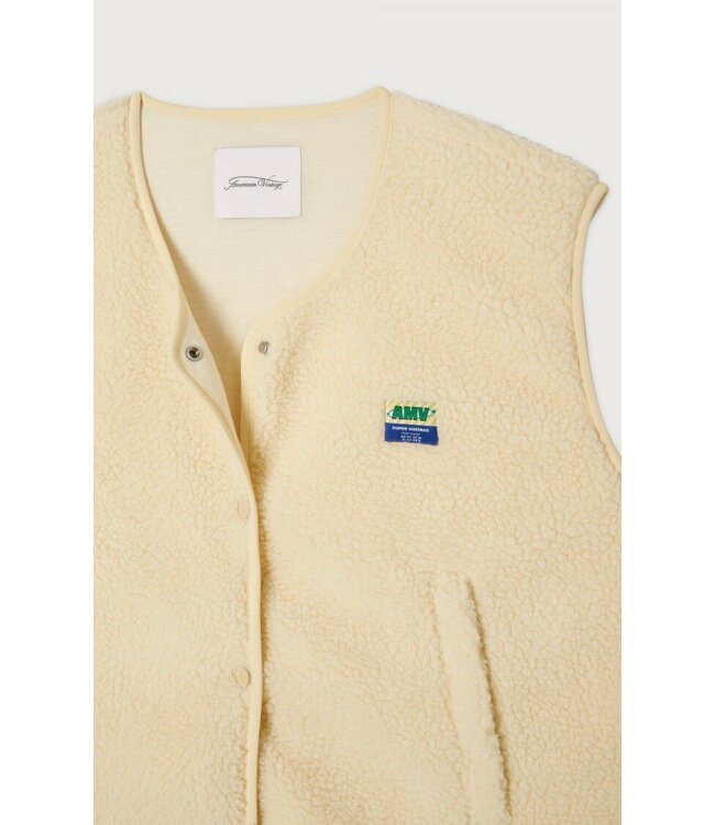 Hoktown Sleevless Jacket Ecru