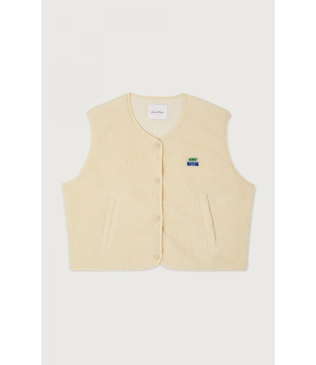 Hoktown Sleevless Jacket Ecru