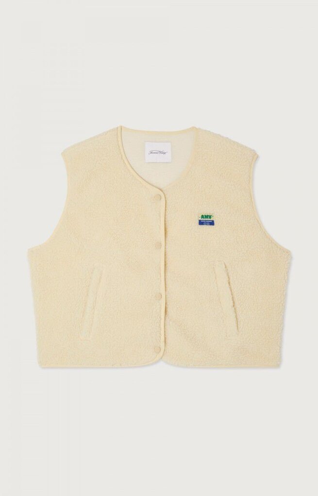 Hoktown Sleevless Jacket Ecru