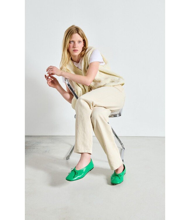 Hoktown Sleevless Jacket Ecru