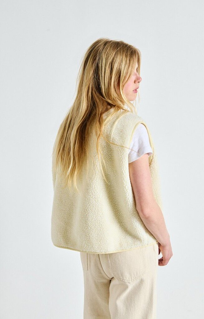 Hoktown Sleevless Jacket Ecru