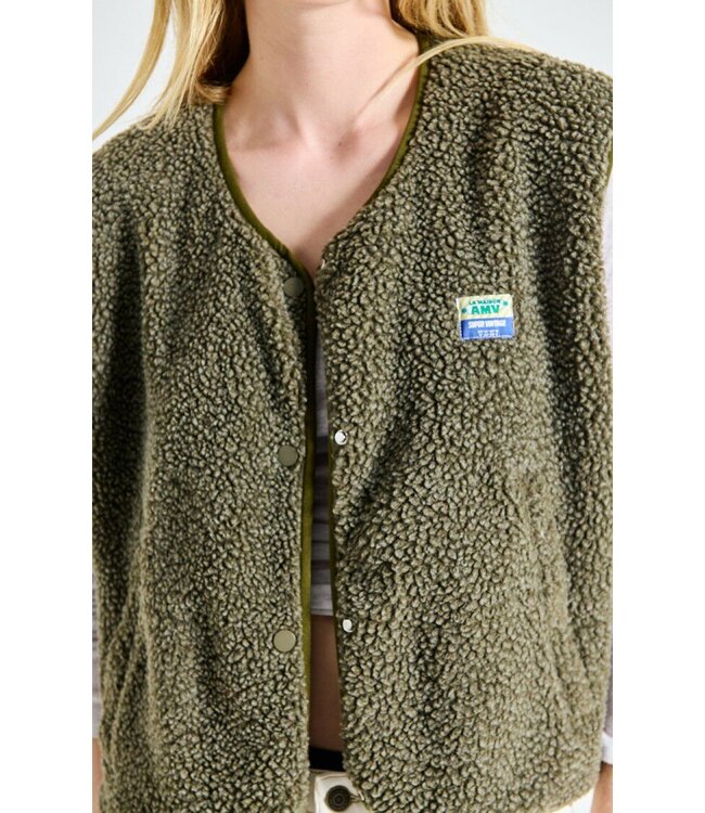 Hoktown Sleevless Jacket Hagedis Gevlekt