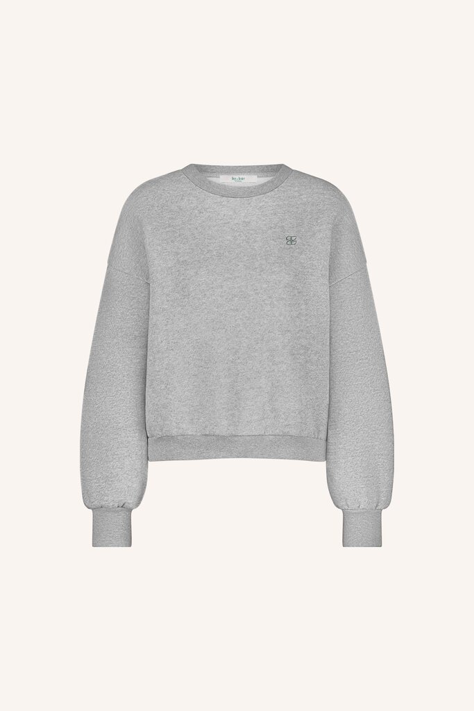 Bibi Lucky Curve Sweater Grey Melange