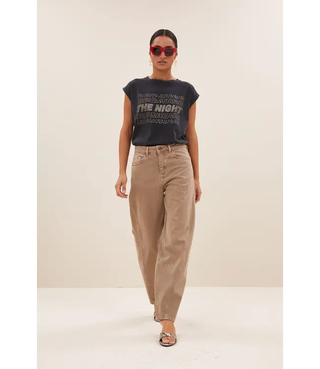 Begum Pants Stone Sand