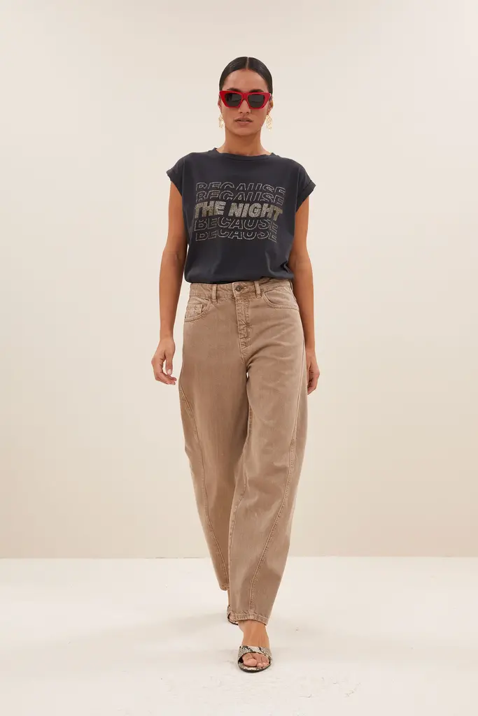 Begum Pants Stone Sand