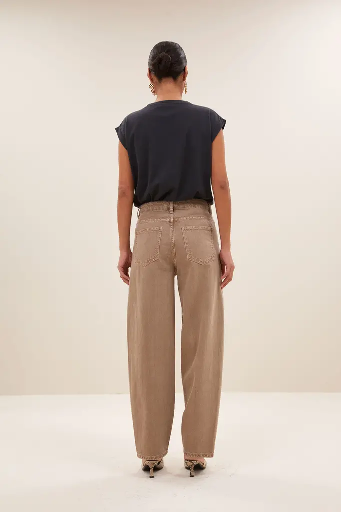 Begum Pants Stone Sand