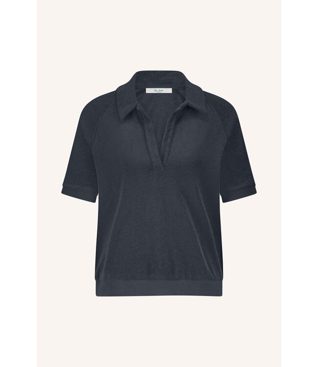 Harper Slub Top Midnight