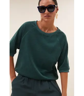 Neva Slub Top Deep Green