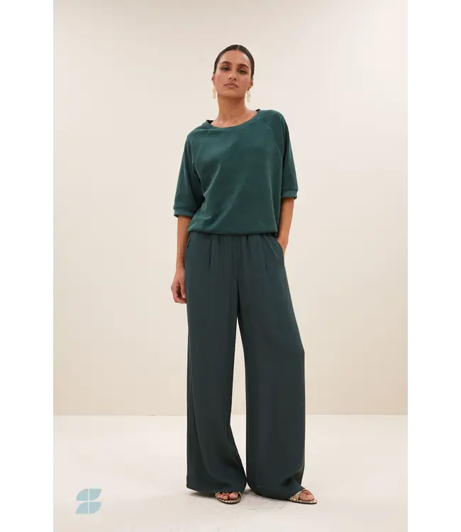 Neva Slub Top Deep Green