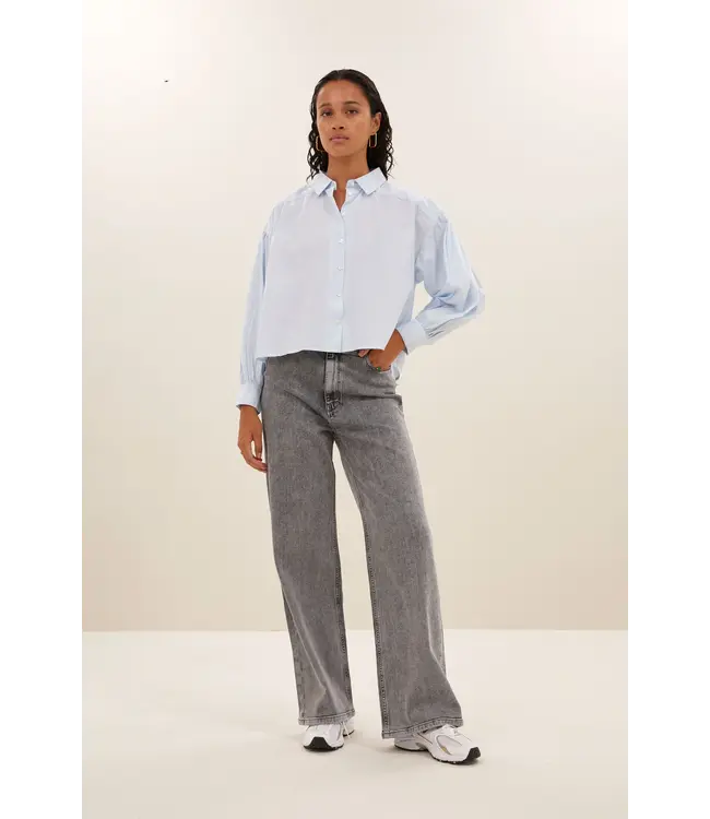 Sarah Short Chambray Blouse FW25