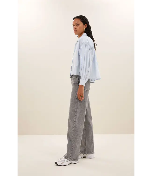 Sarah Short Chambray Blouse FW25