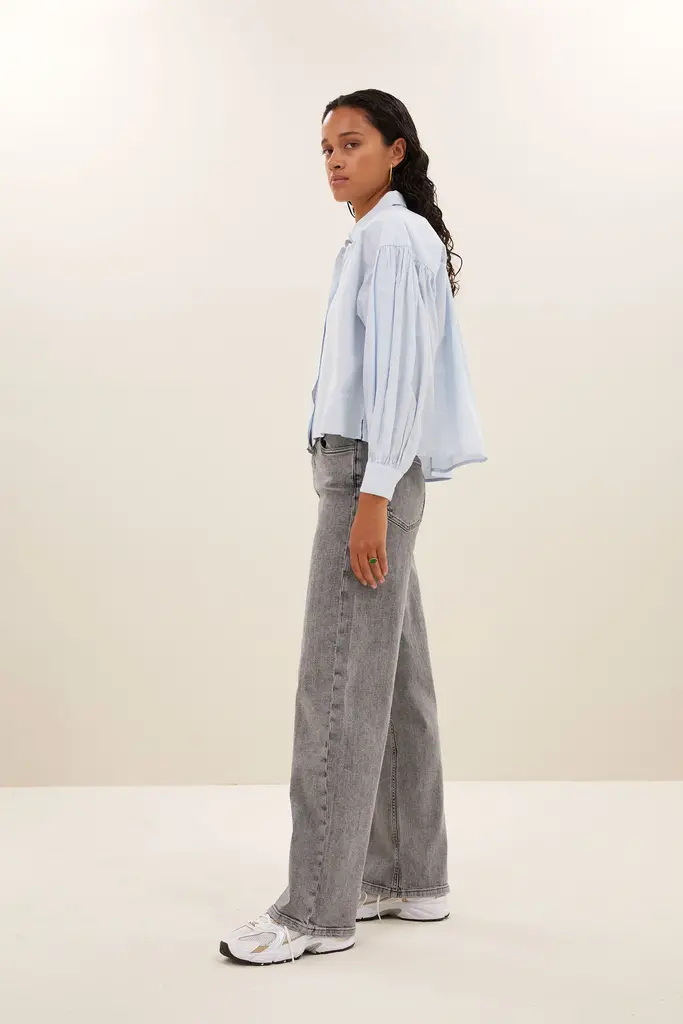 Sarah Short Chambray Blouse FW25