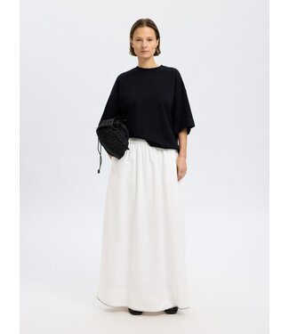 Fia Stitched Ankle Slit Skirt