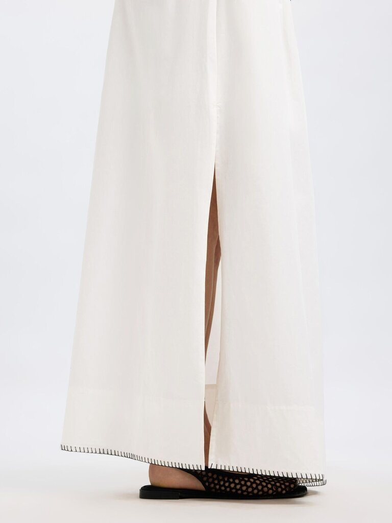 Fia Stitched Ankle Slit Skirt