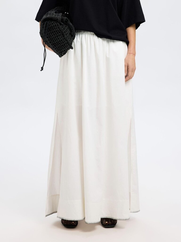 Fia Stitched Ankle Slit Skirt