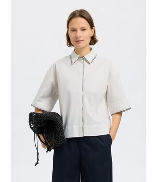 Fia Cropped Stitched Shirt