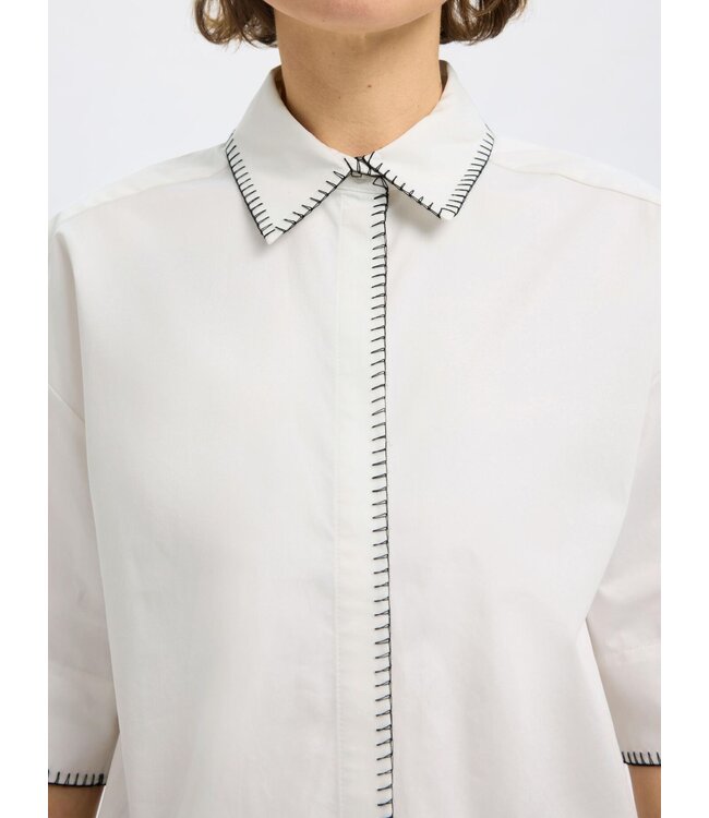 Fia Cropped Stitched Shirt