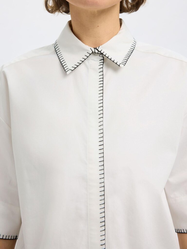 Fia Cropped Stitched Shirt