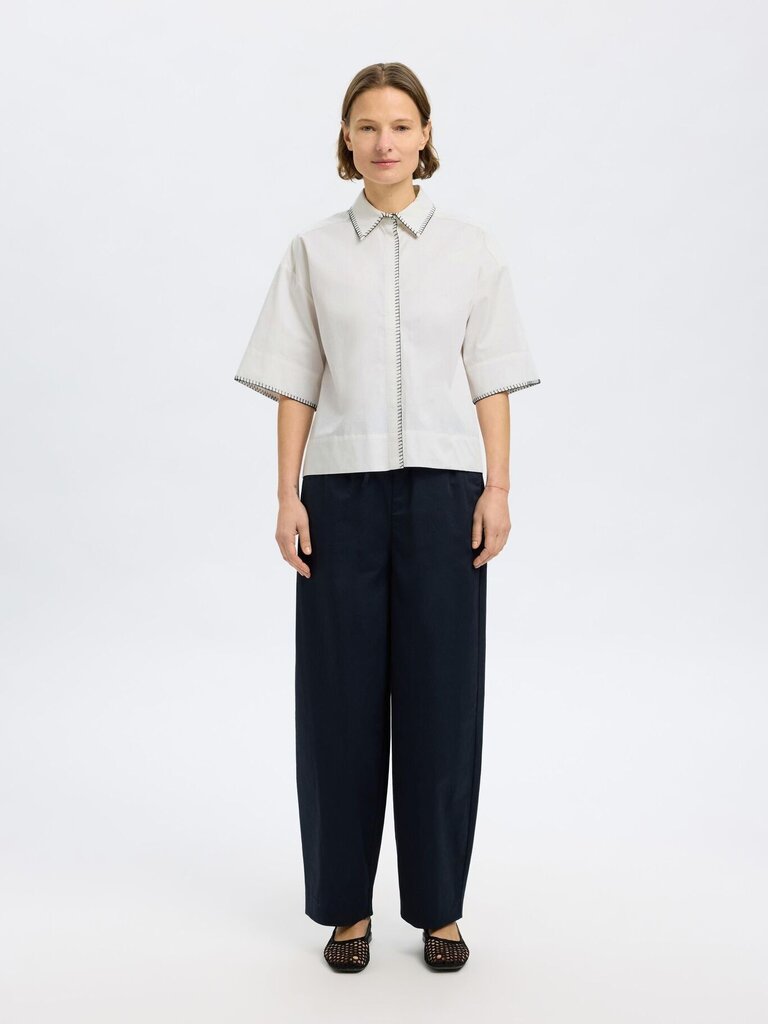 Fia Cropped Stitched Shirt
