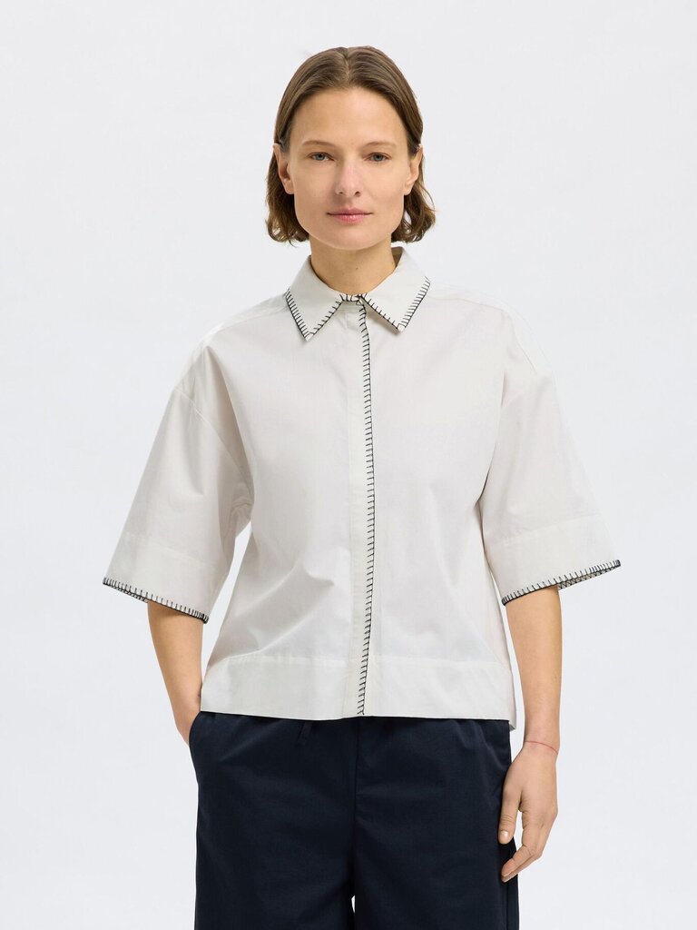 Fia Cropped Stitched Shirt