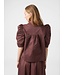 Roella Poplin Blouse Burgundy