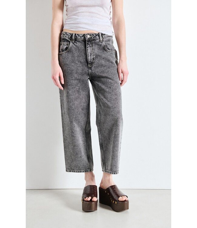 Yopday Boyfriend Cropped Jeans Grey Salt