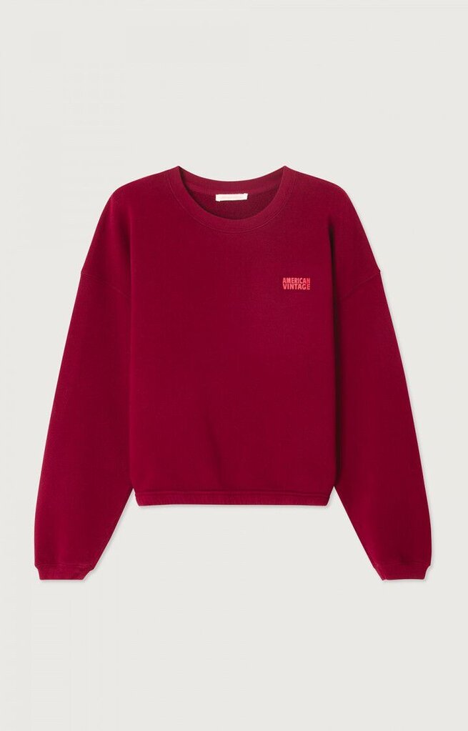 Izubird Sweat Court Col Rond Cerisier