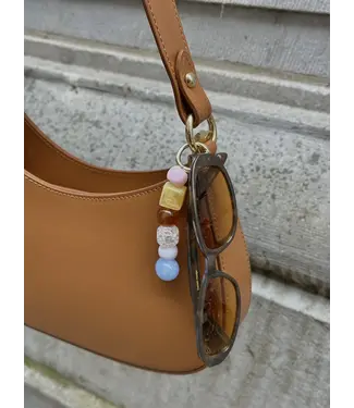 Bag Charm Pastel Stone