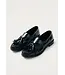 Marietta Onix Black Leather Loafers