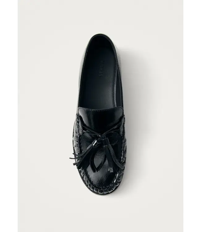 Marietta Onix Black Leather Loafers