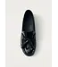 Marietta Onix Black Leather Loafers