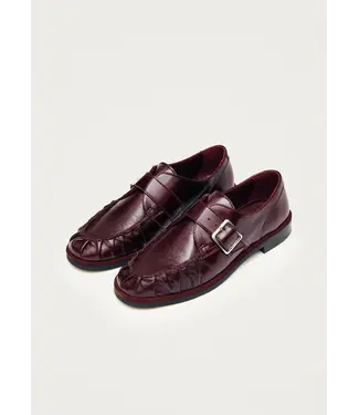 Brandy Burgundy Leather Loafers