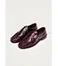 Brandy Burgundy Leather Loafers