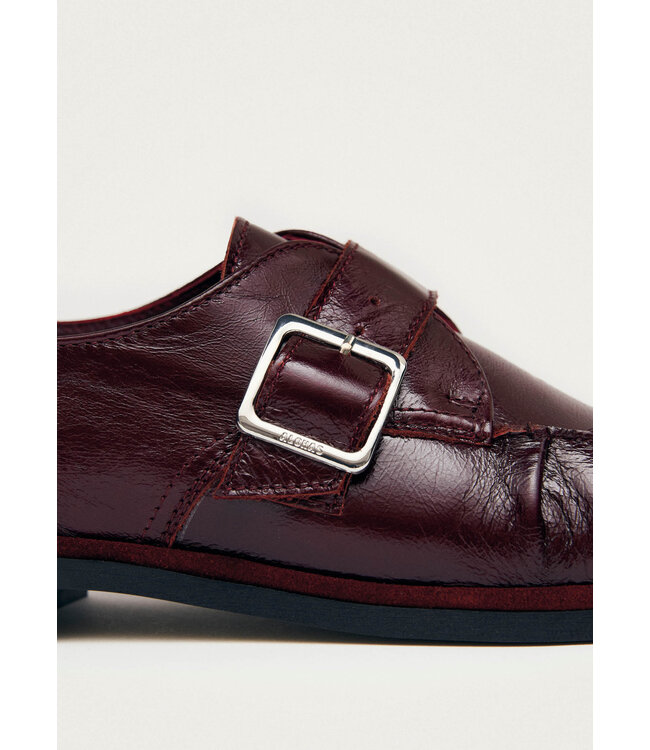 Brandy Burgundy Leather Loafers