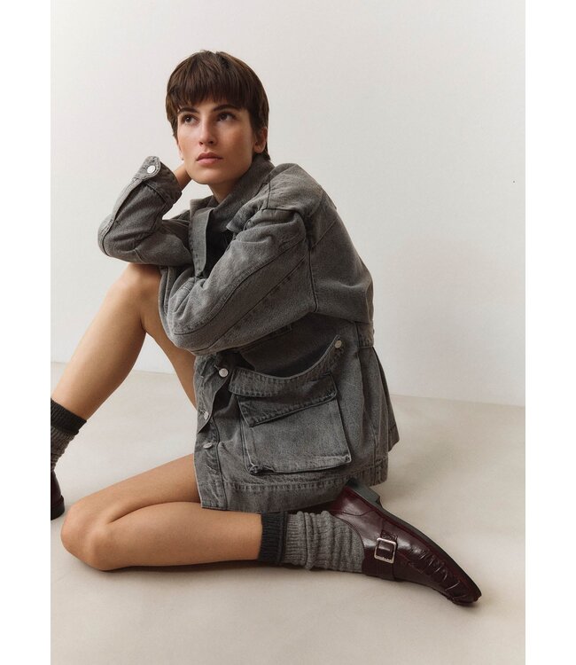 Brandy Burgundy Leather Loafers