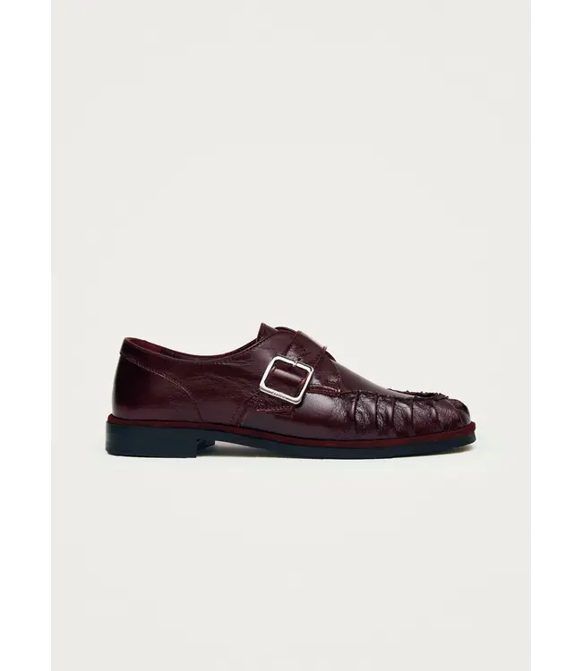 Brandy Burgundy Leather Loafers
