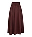 Yara Poplin Skirt Burgundy