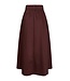 Yara Poplin Skirt Burgundy