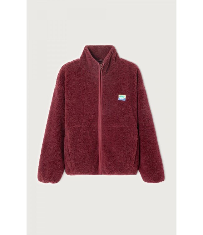 Hoktown Veste Coll Bordeaux