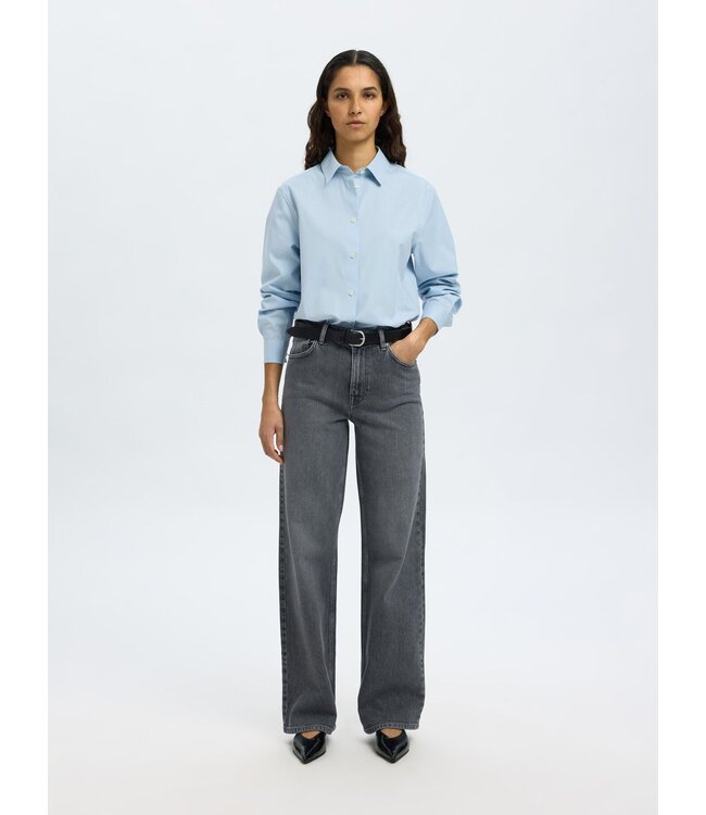 Ester Relaxed Shirt Cashmere Blue