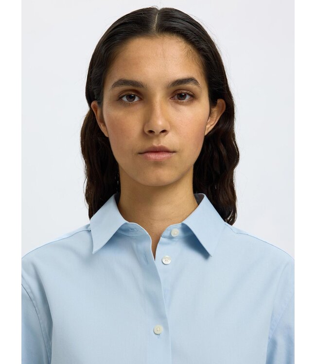 Ester Relaxed Shirt Cashmere Blue