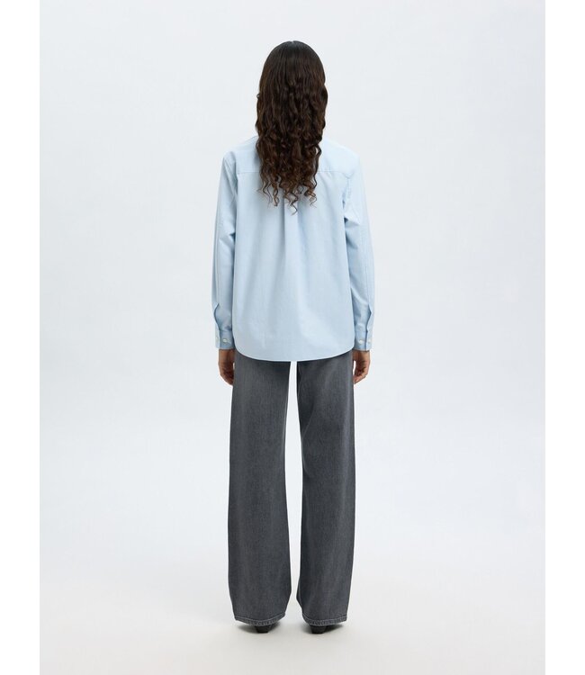 Ester Relaxed Shirt Cashmere Blue