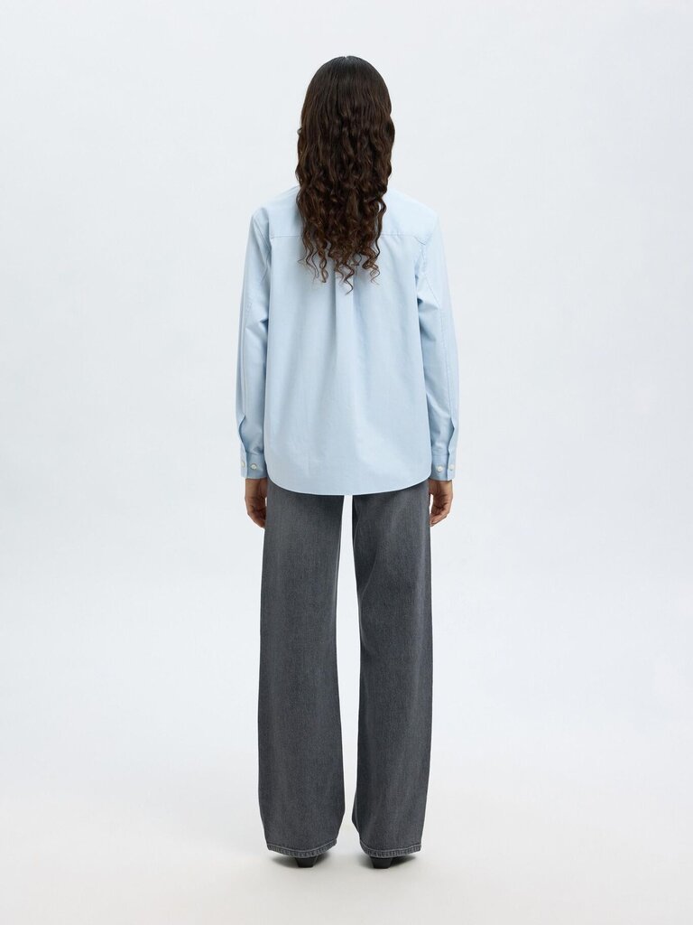 Ester Relaxed Shirt Cashmere Blue