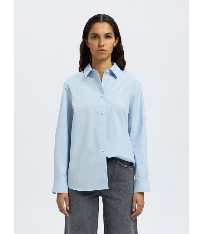 Ester Relaxed Shirt Cashmere Blue